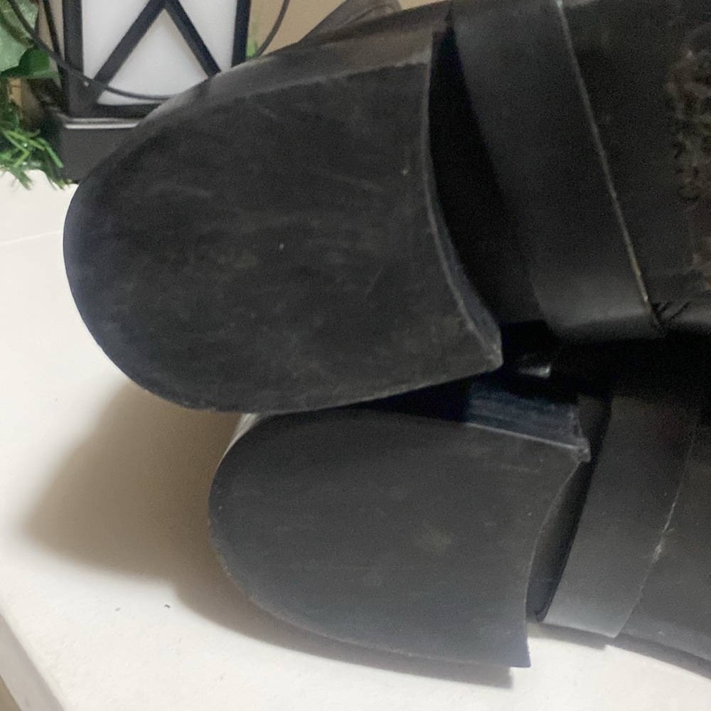 Franco Sarto Black Heeled Boots - Picture 11 of 13